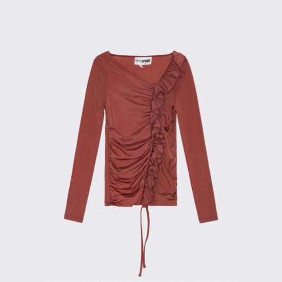  Opera Sport 긴팔 티셔츠 오페라 스포츠 엘라  파이어드 브릭 - OTHER BRANDS