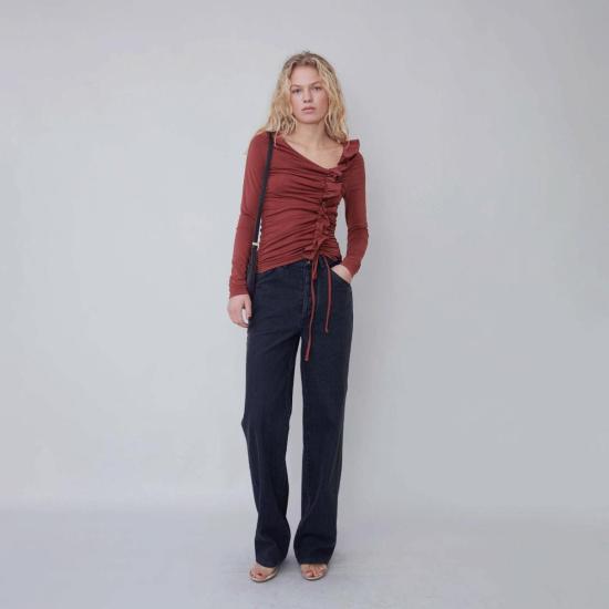  Opera Sport 긴팔 티셔츠 오페라 스포츠 엘라  파이어드 브릭