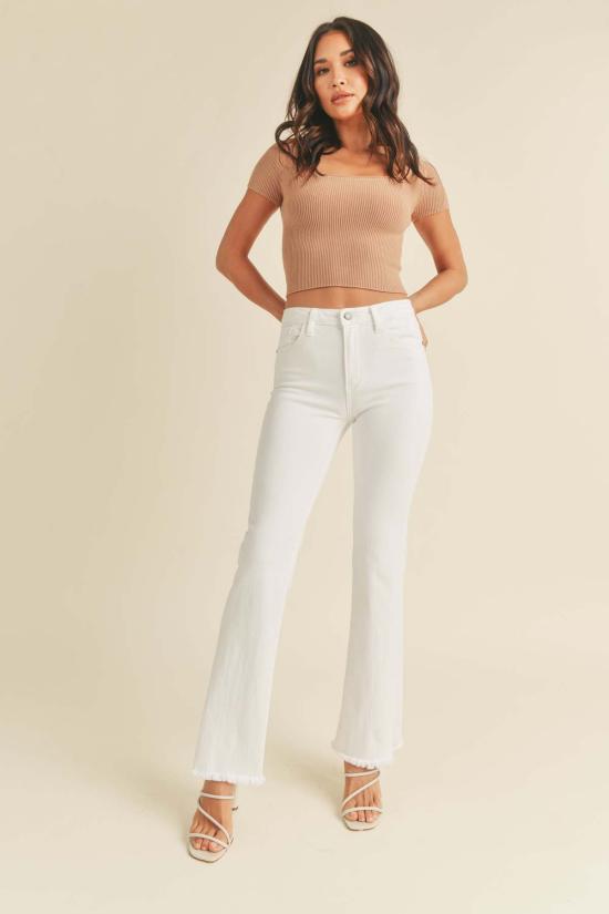  저스트 블랙 데님 데님 팬츠 롱 레그 부츠컷 진