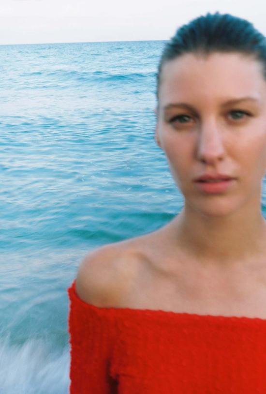  실크 런드리 롱 원피스 페블 오프숄더 드레스 스내퍼 - SILK LAUNDRY