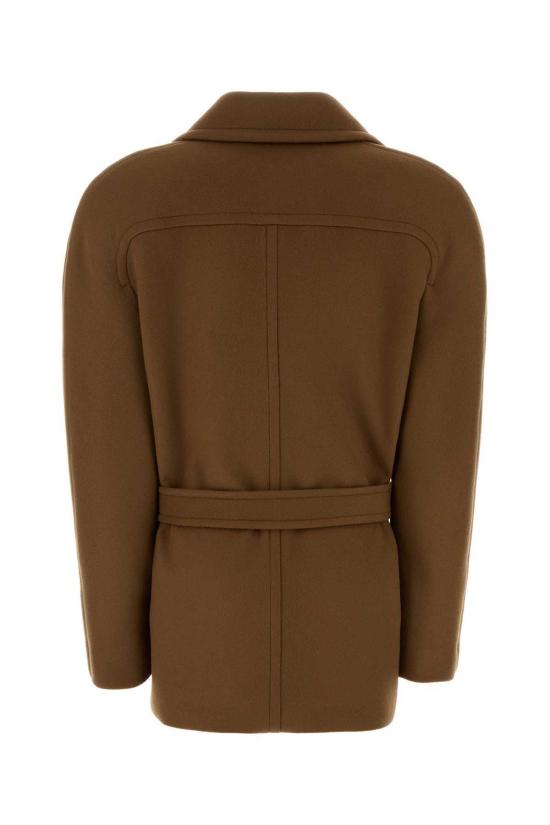  스텔라 맥카트니 코트 스텔라 매카트니 비스킷 울  토피 - STELLA MCCARTNEY