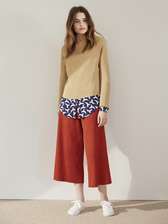  나누슈카 스웨터 Nanushka Sofia Dolman 슬리브 탑 클레이