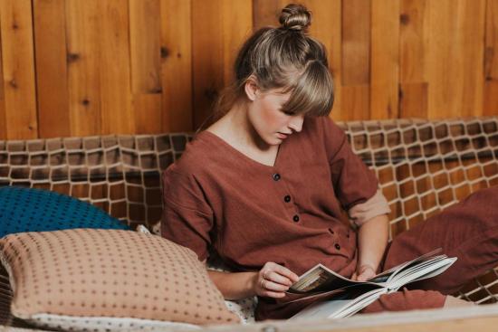  해피 프렌치 갱 점프수트 테라코타  테라코타