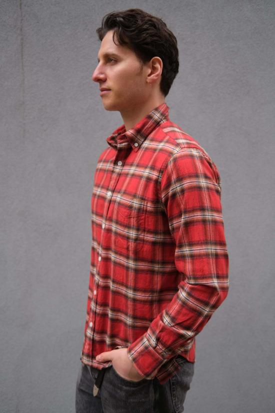  Steven Alan 긴팔 셔츠 스티븐 앨런 싱글 니들 - STEVEN ALAN