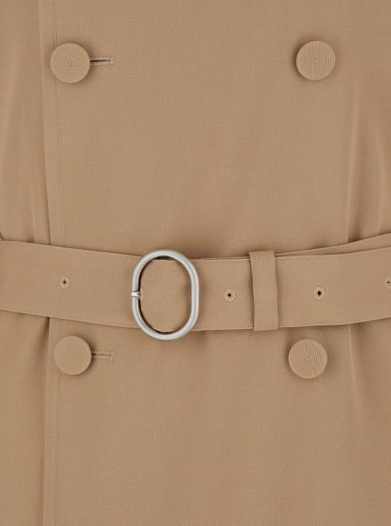  질샌더 트렌치 코트 질 샌더 더블 브레스티드  베이지 - JIL SANDER