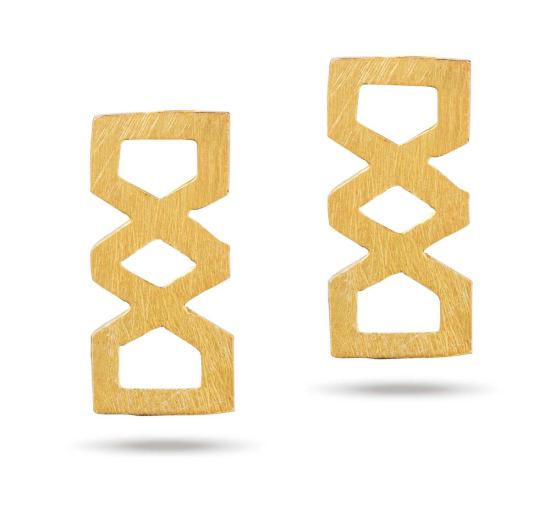  터콰이즈 마운틴 이어링 터키석 산 기리 바 귀걸이 - TURQUOISE MOUNTAIN