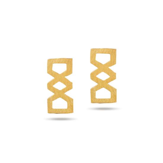  터콰이즈 마운틴 이어링 터키석 산 기리 바 귀걸이