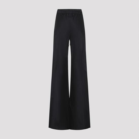  릭 오웬스 스트레이트 팬츠 드로스트링 바이어스 팬츠 블랙 - RICK OWENS