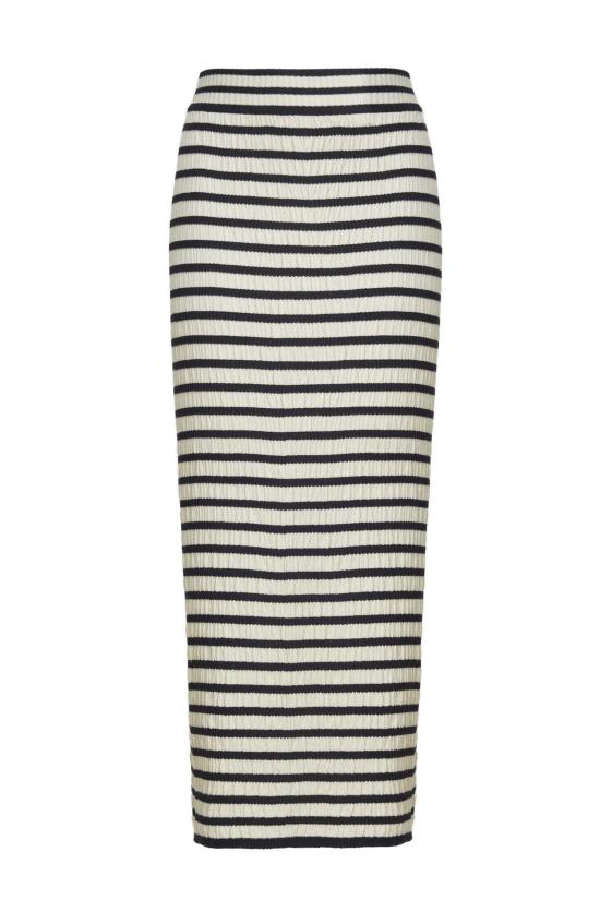  일레븐 식스 미디 스커트 캐리 튜브 스커트 스트라이프 - ELEVEN SIX