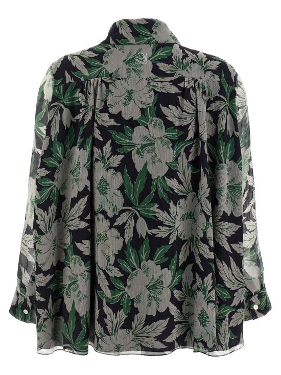  로에베 블라우스 실크 셔츠 멀티컬러 - LOEWE