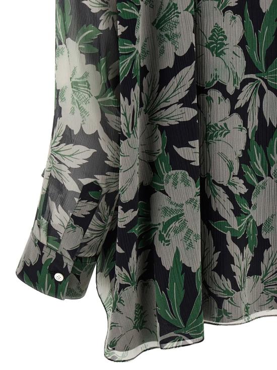  로에베 블라우스 실크 셔츠 멀티컬러 - LOEWE