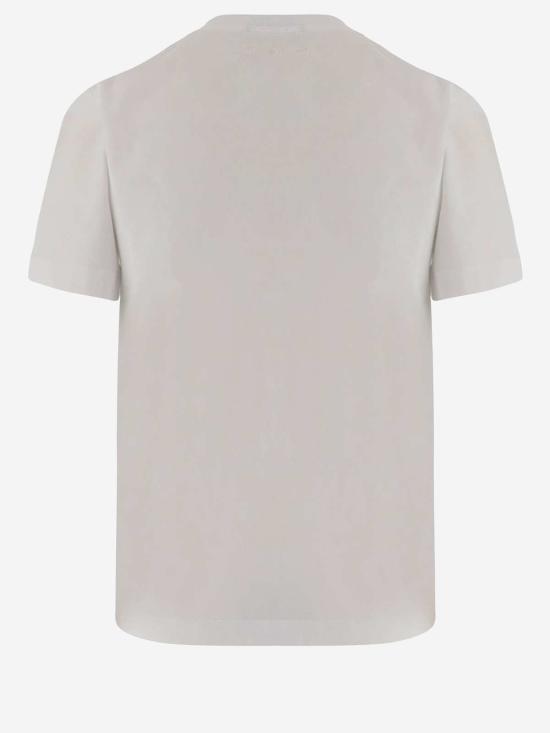  자크뮈스 반팔 티셔츠 로고 코튼 티셔츠 화이트 - JACQUEMUS