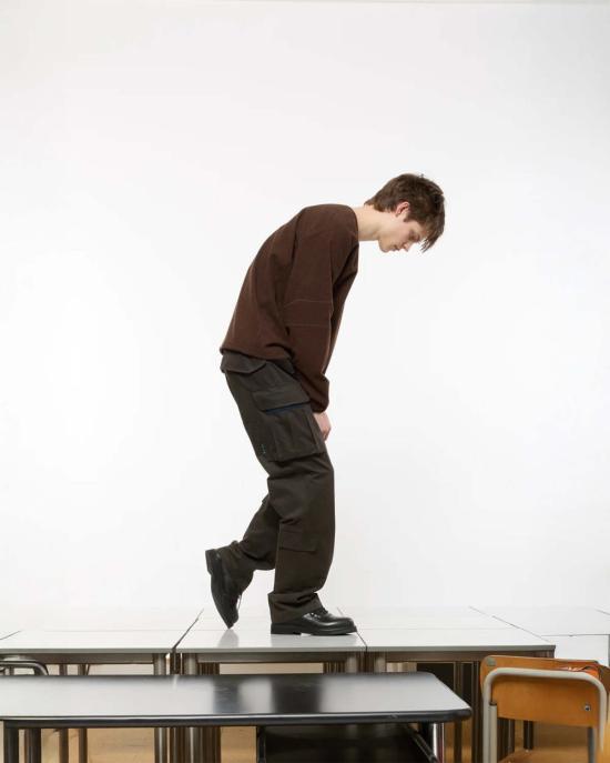  쥐알텐케이 치노 팬츠 Gr10 K 웜 카고 팬츠 (소일 브라운) - GR10K