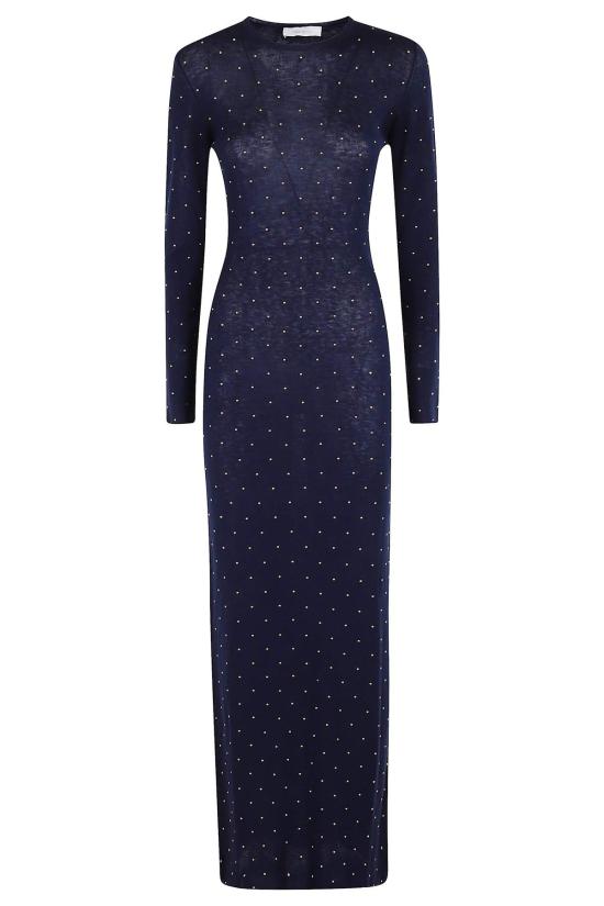  파코라반 롱 원피스 라반느 로브 드레스 블루