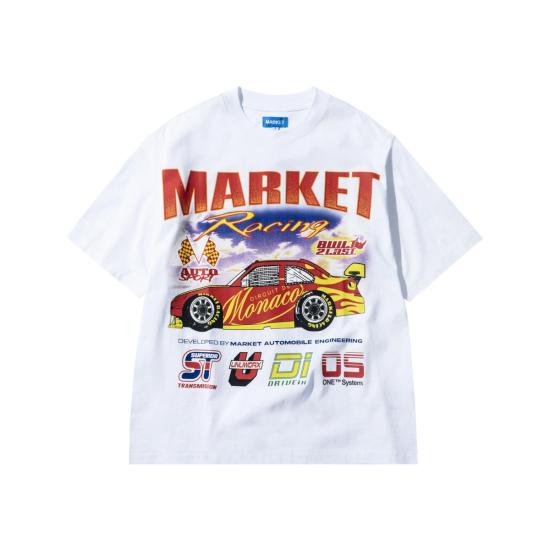  마켓 반팔 티셔츠 빌트 투 라스트 티셔츠 - MARKET