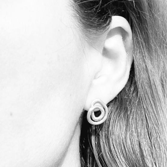  제인 다렌스부르그 이어링 제인 다렌스버그 트위스트 스터드 브론즈