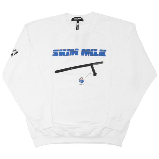  스킴 밀크 스웨터 스키밍 밀크 나이트클럽  화이트