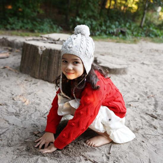  [키즈] 지지 니트웨어 모자 버블햇