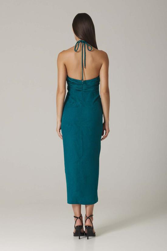  Santicler 롱 원피스 산티클러 클로에 스트랩리스 드레스 카프리 블루 - SANTICLER