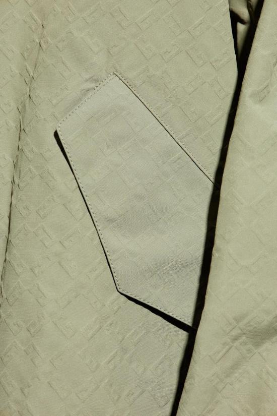  지방시 패딩 탈착식 후드가 있는  파카 (그린) - GIVENCHY