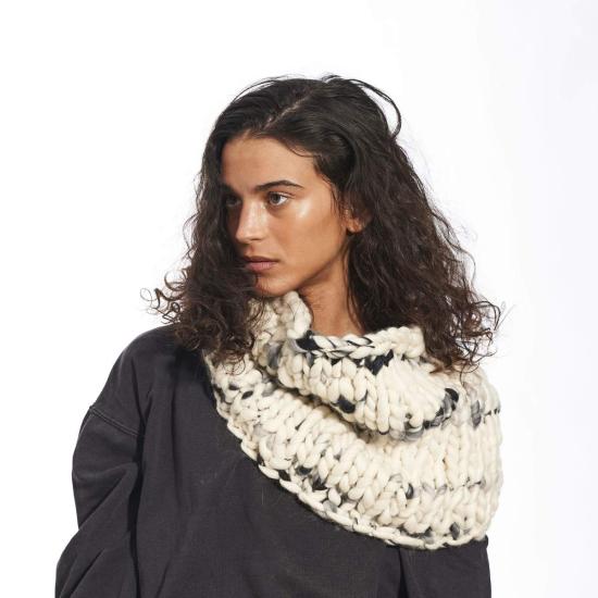  미샤램퍼트 머플러/스카프 미샤 램퍼트 라이트 플로럴 스누드 라지 - MISCHA LAMPERT