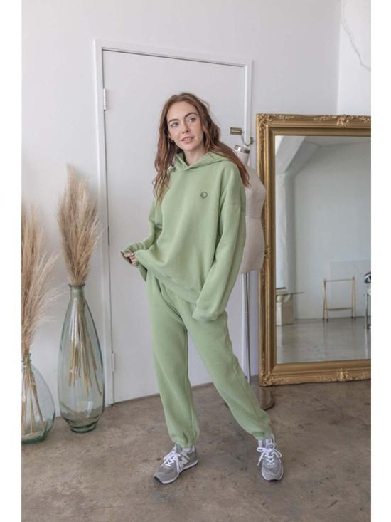  Things Between 스트레이트 팬츠 스마일리 스웨트팬츠 말차 사이의 것들