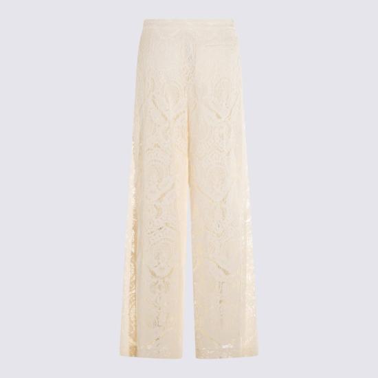  트윈셋 팬츠 비스코스  크림 - TWINSET