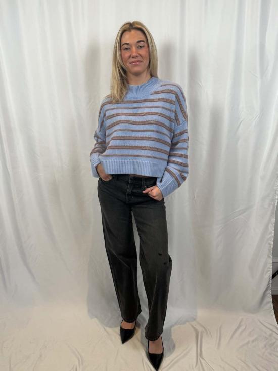  사블린 스웨터 웰스 크롭 풀오버 - SABLYN