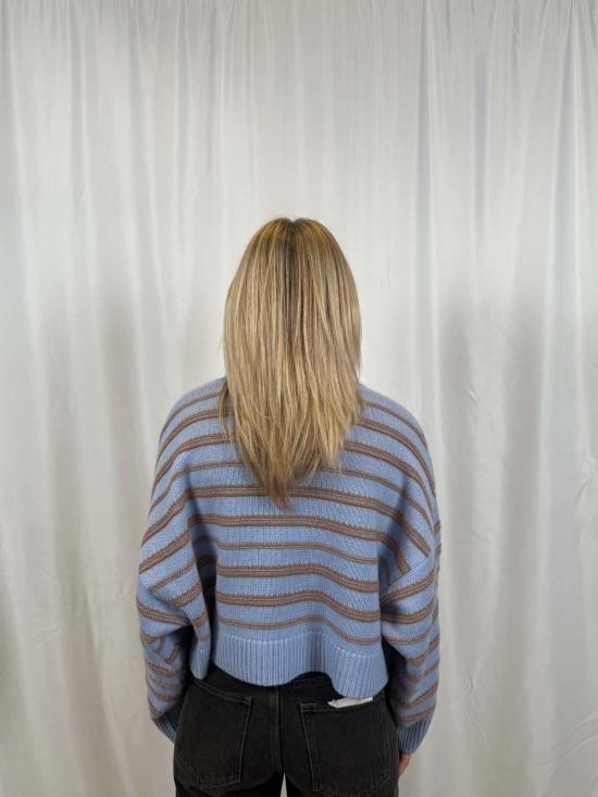  사블린 스웨터 웰스 크롭 풀오버 - SABLYN