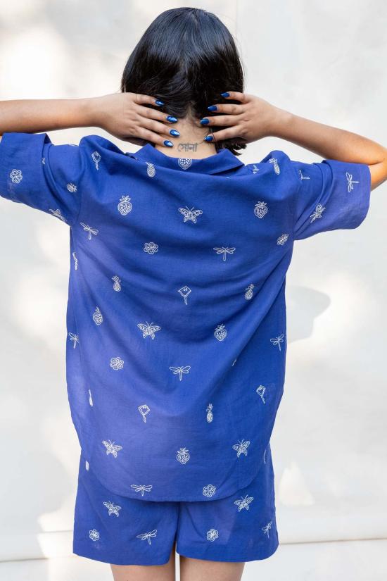  Abacaxi 숏팬츠 드로스트링 자리 리넨 쇼츠 - OTHER BRANDS