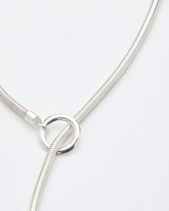  루스 오르티스 목걸이/팬던트 루즈 오리츠 베일 체인 토글 목걸이 스털링 실버 - LUZ ORTIZ