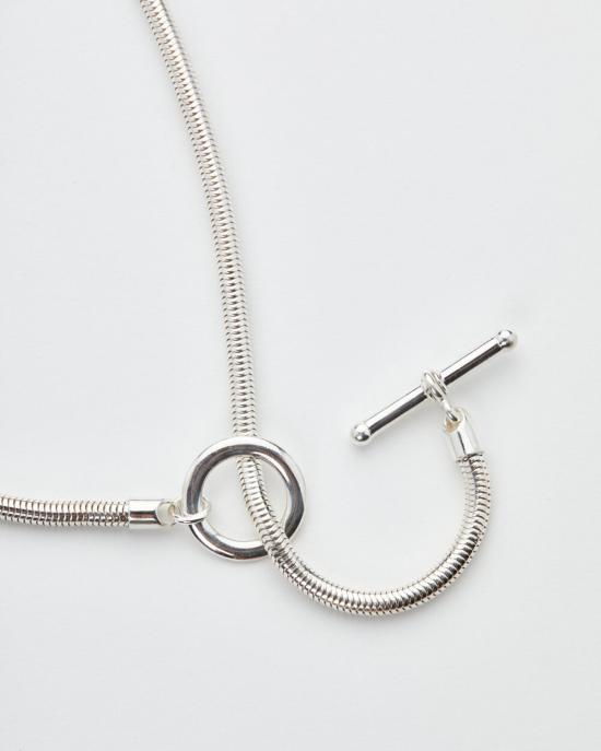  루스 오르티스 목걸이/팬던트 루즈 오리츠 베일 체인 토글 목걸이 스털링 실버 - LUZ ORTIZ