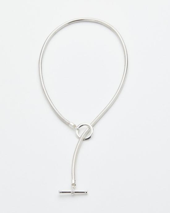  루스 오르티스 목걸이/팬던트 루즈 오리츠 베일 체인 토글 목걸이 스털링 실버 - LUZ ORTIZ
