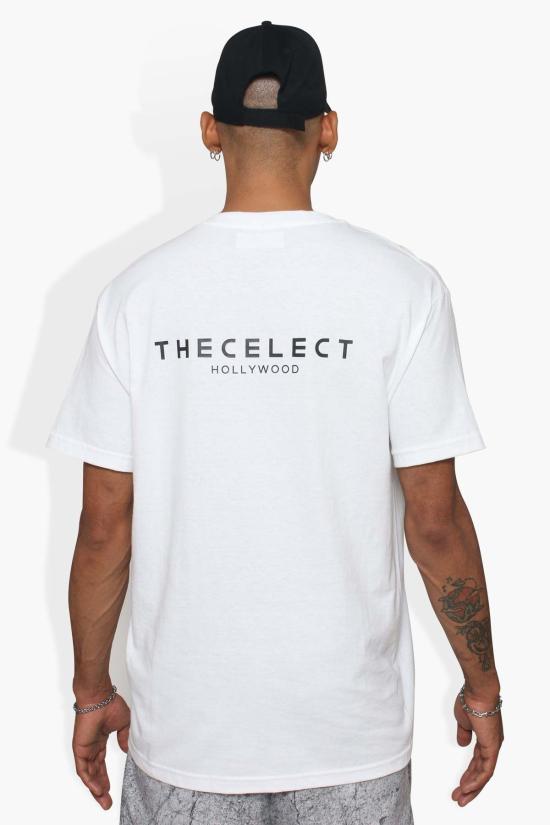  더 셀렉트 반팔 티셔츠 셀렉트 할리우드 티셔츠 화이트 - THE CELECT