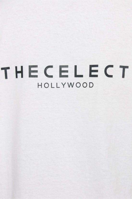  더 셀렉트 반팔 티셔츠 셀렉트 할리우드 티셔츠 화이트 - THE CELECT