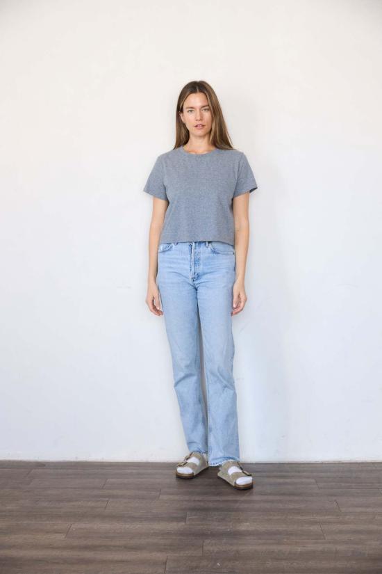  It Is Well L.A. 반팔 티셔츠 잇 이즈 웰 L.A. 스페클 크롭 티 스페클 - OTHER BRANDS