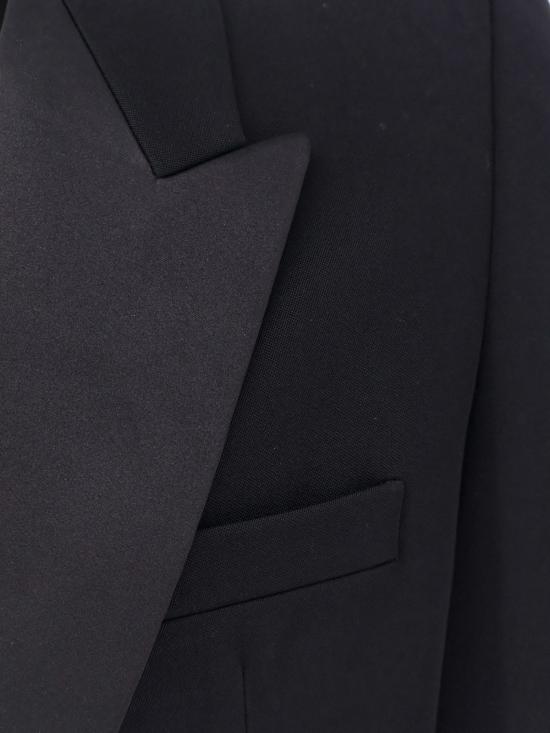  생로랑 수트 자켓 엘레강트 블레이저 블랙 - SAINT LAURENT