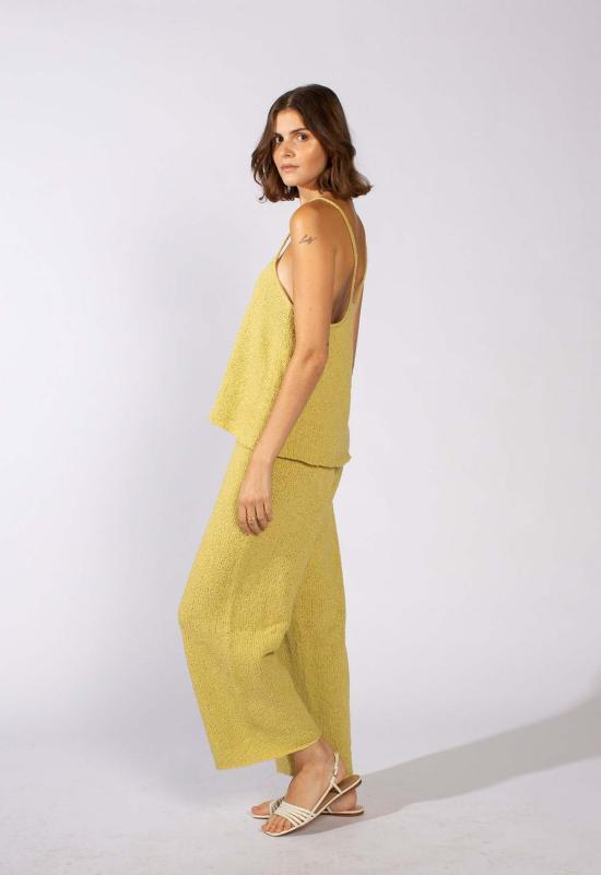  Loup Charmant 스트레이트 팬츠 루프 샤르망 리 라운지  시트러스/블랙 - OTHER BRANDS