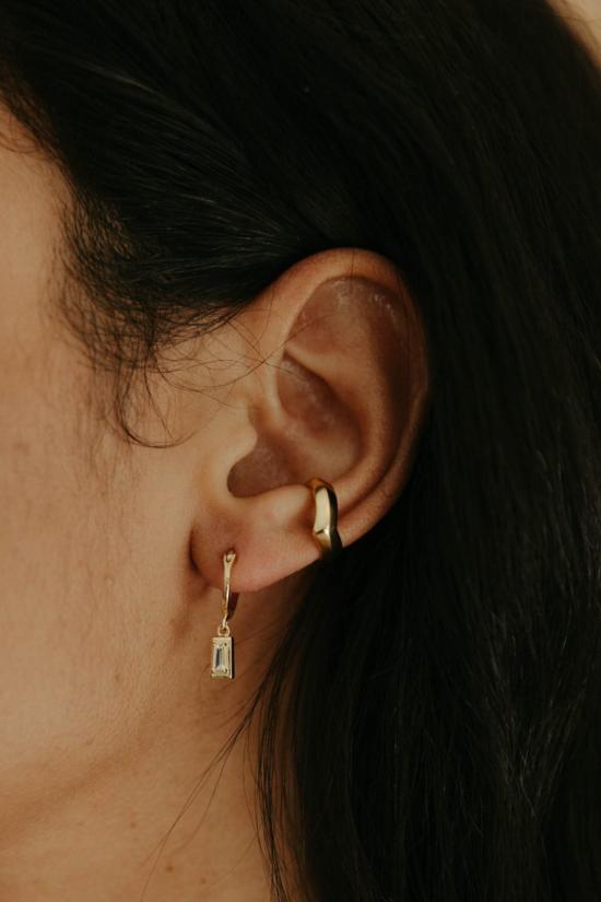  시에라 윈터 주얼리 이어링 오픈 바 후프 - SIERRA WINTER JEWELRY