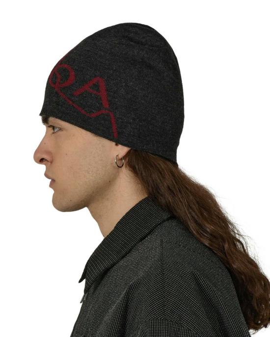  로아 모자 로고 울 비니 - ROA