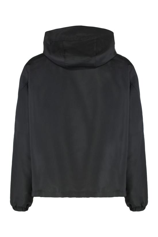  지방시 자켓 테크니컬 패브릭 후드 재킷 블랙 - GIVENCHY