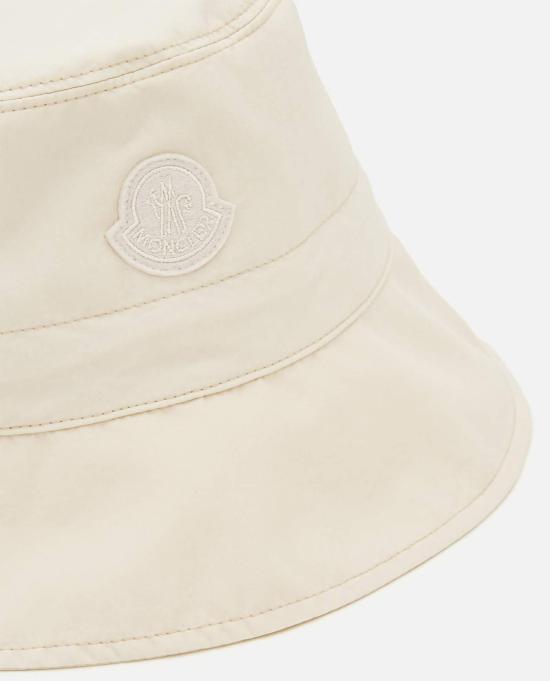  몽클레어 모자 몽클레르 버킷햇 화이트 - MONCLER