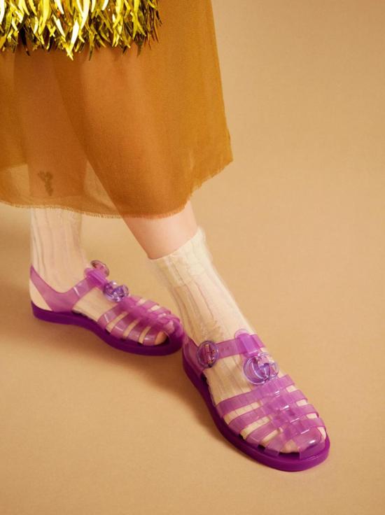  잇이즈웰 LA 양말 잇 이즈 웰 L.A. 미코노스 시스루 쇼츠 크루넥