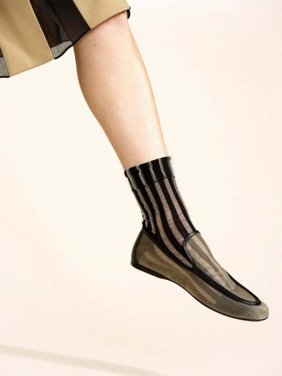  It Is Well L.A. 양말 잇 이즈 웰 L.A. 미코노스 시스루 쇼츠 크루넥 - OTHER BRANDS