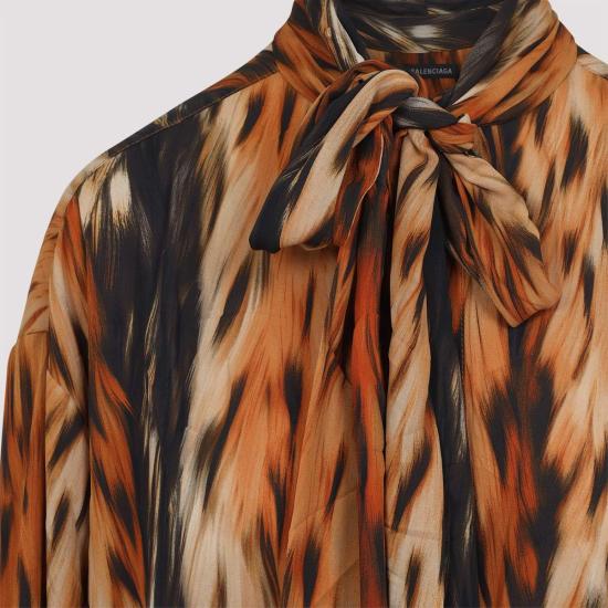  발렌시아가 미디 원피스 매듭 드레스 - BALENCIAGA