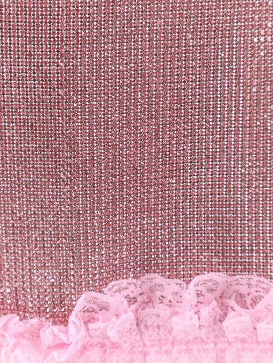  셀프 포트레이트 숏 스커트 크리스토퍼 케인 자화상, 레지던시  핑크 - SELF PORTRAIT