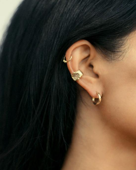  럭스 줄라이 이어링 사파이어 어비스 커프 - LUX JULY