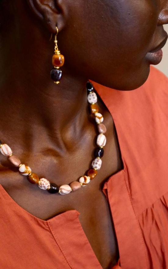  카주리 이어링 사파리 귀걸이 - KAZURI