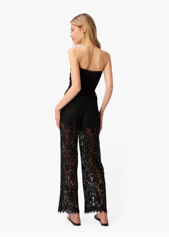  카미 뉴욕 스트레이트 팬츠 Cami Nyc Minerva 레이스 팬츠 블랙 - CAMI NYC