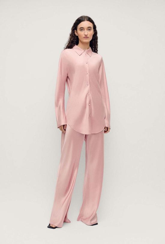  실크 런드리 스트레이트 팬츠 실크 세탁 바이어스컷 팬츠 씨스타 - SILK LAUNDRY